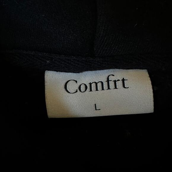Comfrt Hoodie Black Obsidian Tranquil Collection Sweatshirt Women's Size Large - Picture 4 of 11